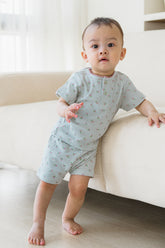Daisy Dew Short Sleeve Set - Cloud Bloom